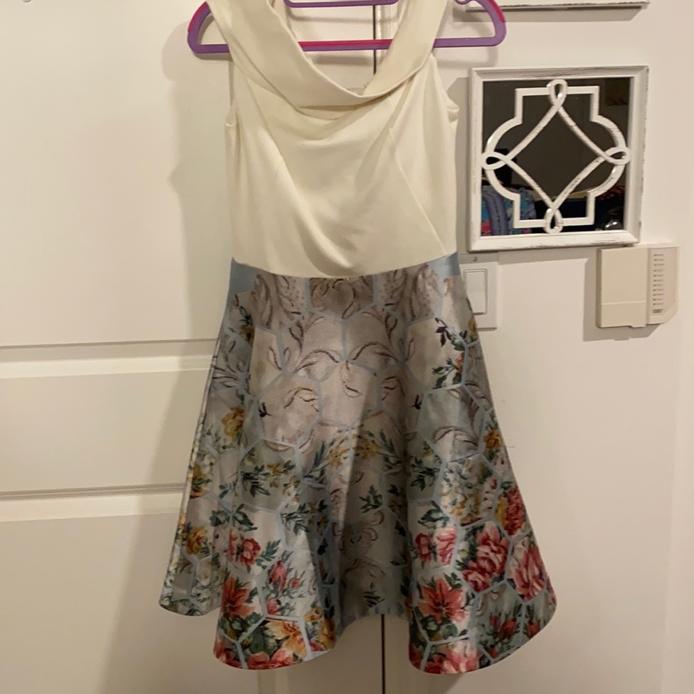Ted Baker honeycomb A-line dress